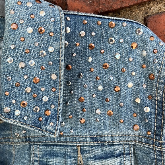 Roz & Ali Bedazzled Denim Jacket - Picture 5 of 7
